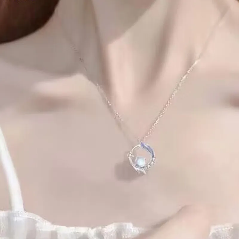 CHINA GOLD 925 Sterling Silver Necklaces Women's-1