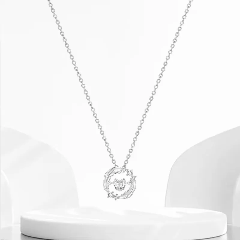 CHINA GOLD 999 Fine Silver Necklaces Women's-2