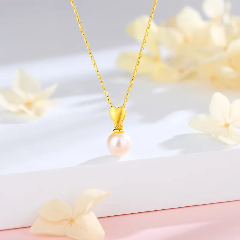 CHINA GOLD Pearl Necklaces Women's-2