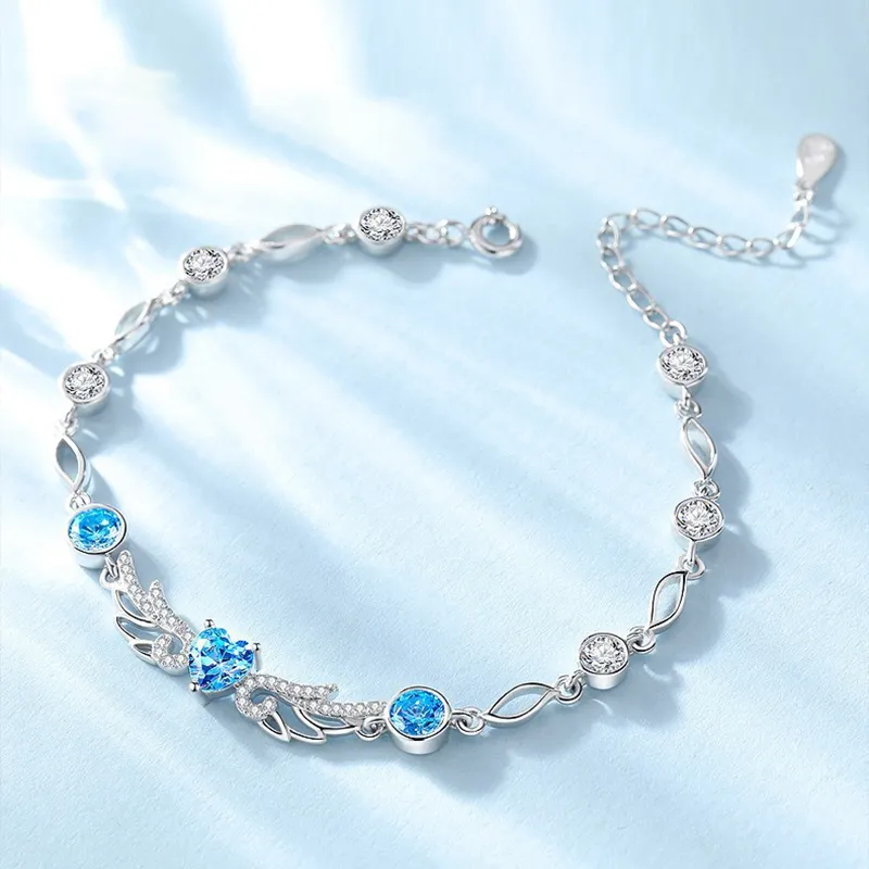 CHINA GOLD S999 Fine Silver Pure Silver Bracelets Women's-2