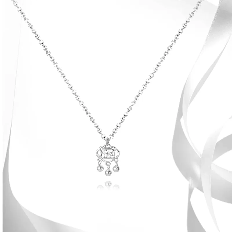 CHINA GOLD Sterling Silver Necklaces Women's-1