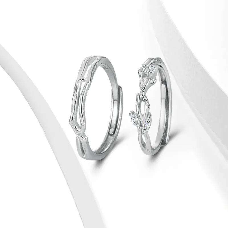 CHINA GOLD 999 Fine Silver Rings Unisex-2