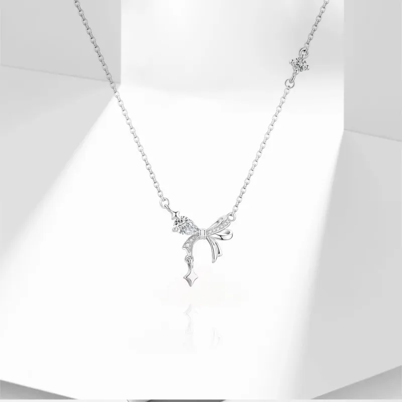 CHINA GOLD 925 Sterling Silver Necklaces Women's-2