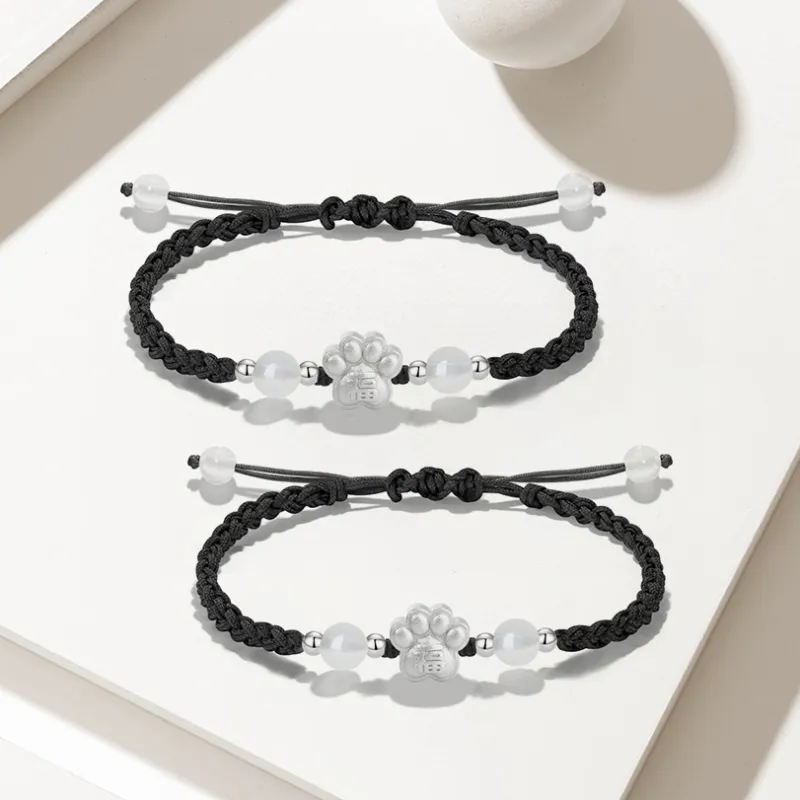 CHINA GOLD 999 Fine Silver Bracelets Unisex-1