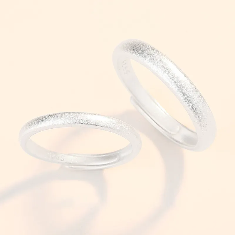 CHINA GOLD 999 Fine Silver Rings Unisex-5