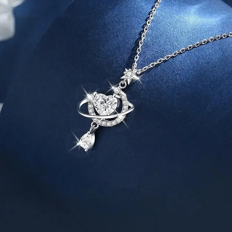 CHINA GOLD S999 Fine Silver Necklaces Women's-2