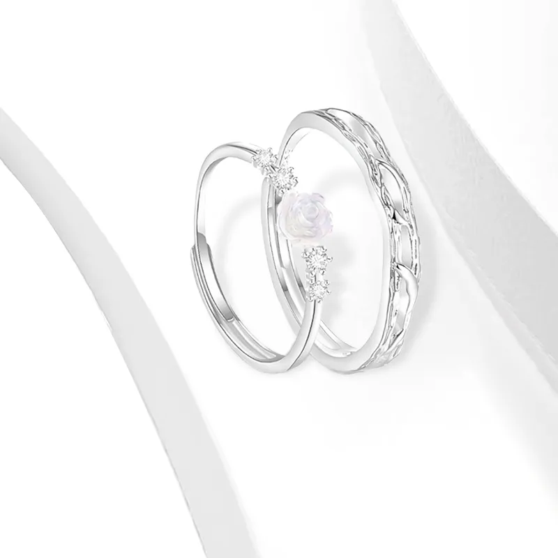 CHINA GOLD 925 Sterling Silver Rings Unisex-2