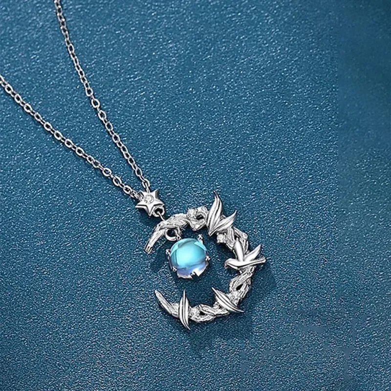 CHINA GOLD S925 Silver Necklaces Women's-3