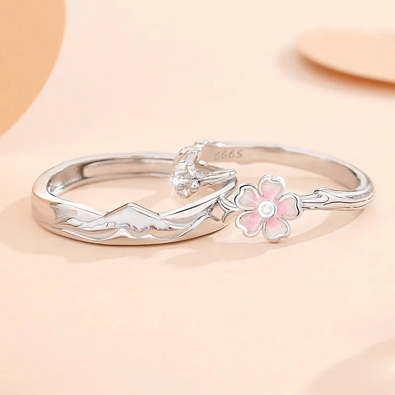 CHINA GOLD 999 Fine Silver Rings Unisex-3