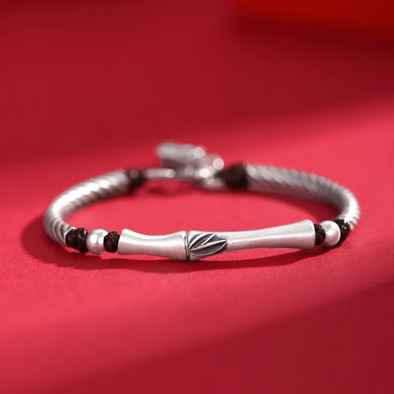 CHINA GOLD 999 Fine Silver Bracelets Unisex-2