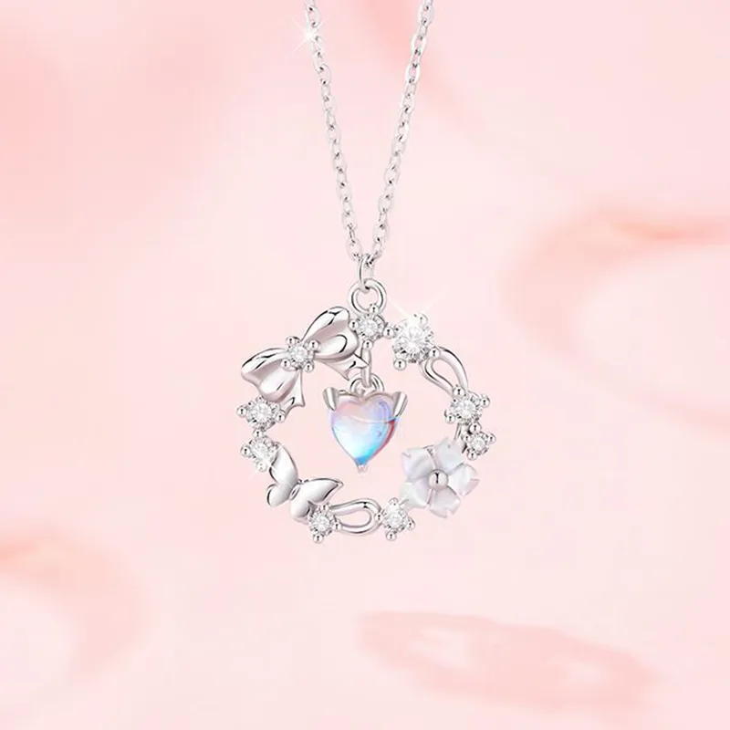 CHINA GOLD S925 Silver Necklaces Women's-2
