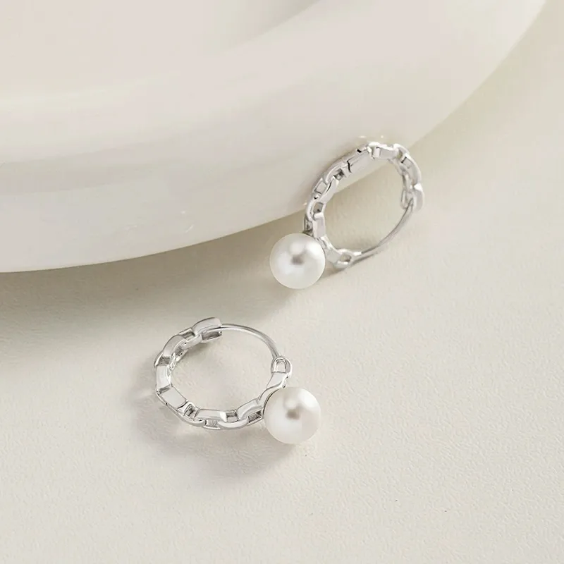 CHINA GOLD Pearl Earrings Women's-3