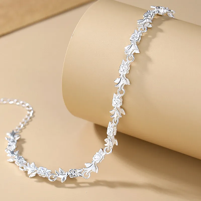 CHINA GOLD 999 Fine Silver Bracelets Unisex-3