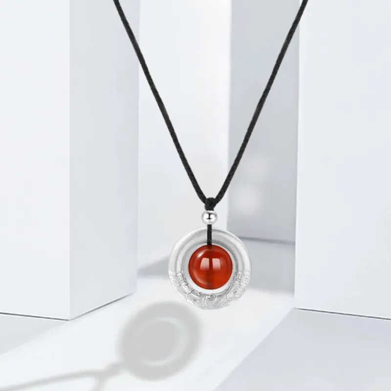 CHINA GOLD 999 Fine Silver Necklaces Women's-1