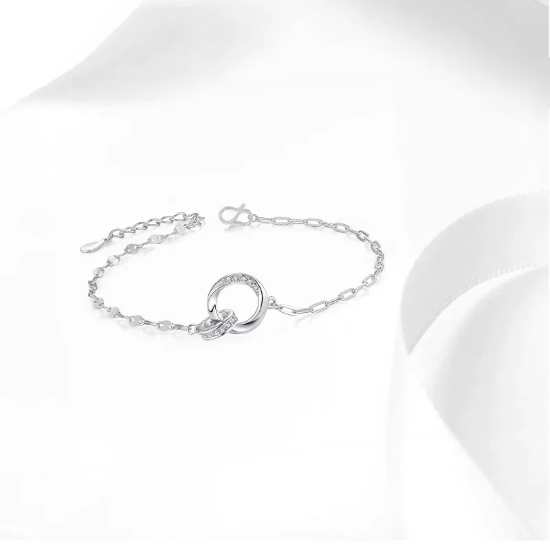 CHINA GOLD 999 Fine Silver Bracelets Women's-2