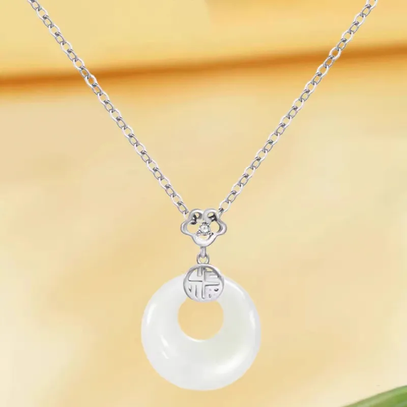 CHINA GOLD 925 Sterling Silver Necklaces Unisex-2