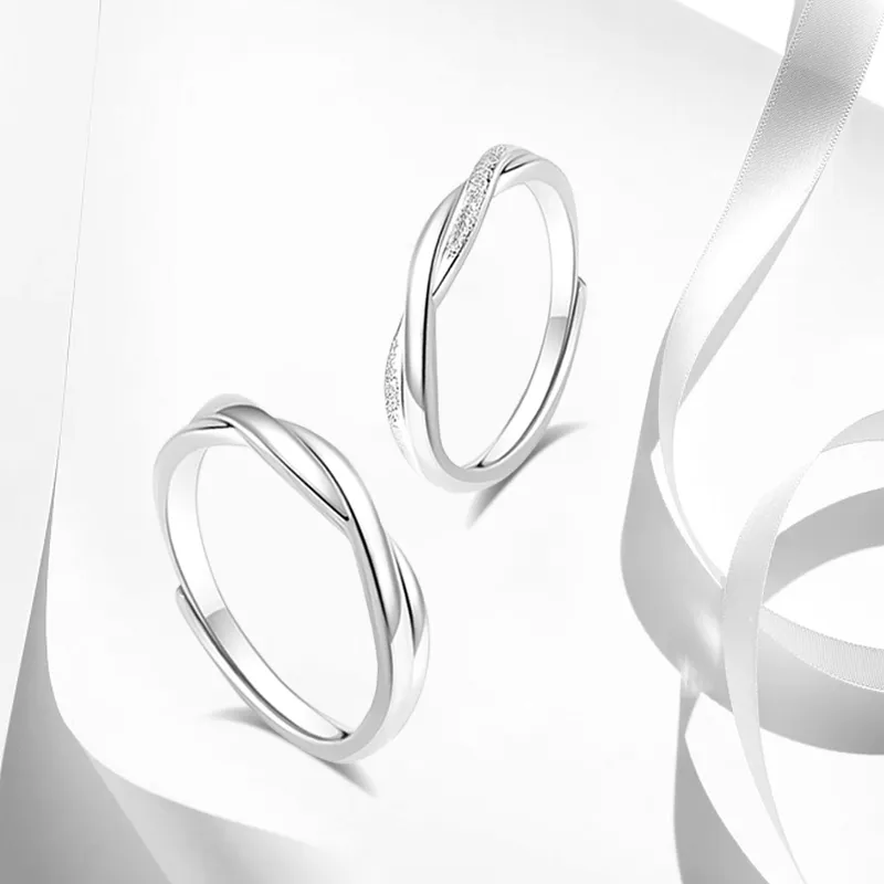 CHINA GOLD 999 Fine Silver Rings Unisex-2