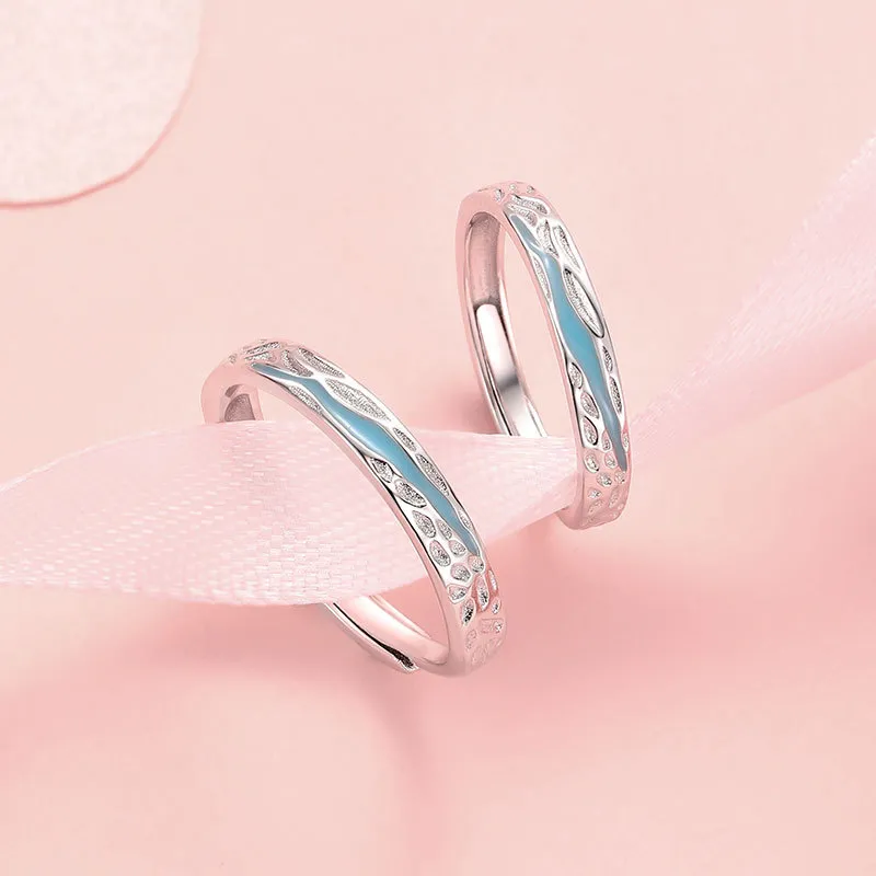 CHINA GOLD 999 Fine Silver Rings Unisex-2