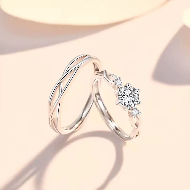 CHINA GOLD S999 Fine Silver Rings Unisex-1