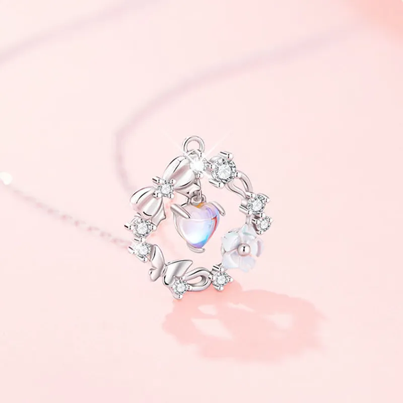 CHINA GOLD S925 Silver Necklaces Women's-3