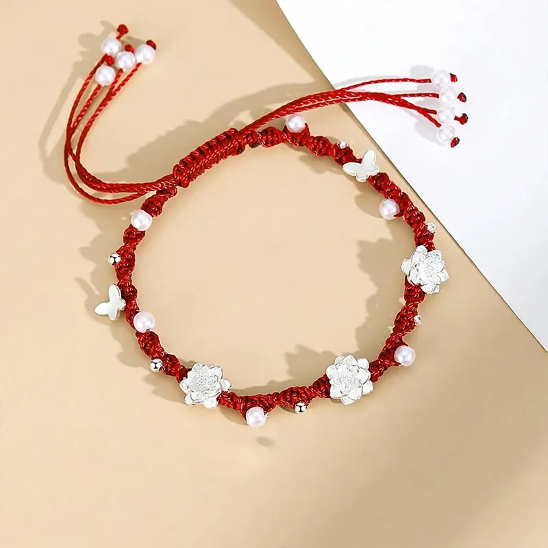 CHINA GOLD 999 Fine Silver Bracelets Women's-3
