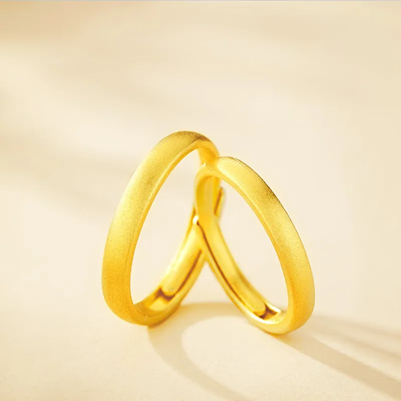 CHINA GOLD Sterling Silver Rings Unisex-4