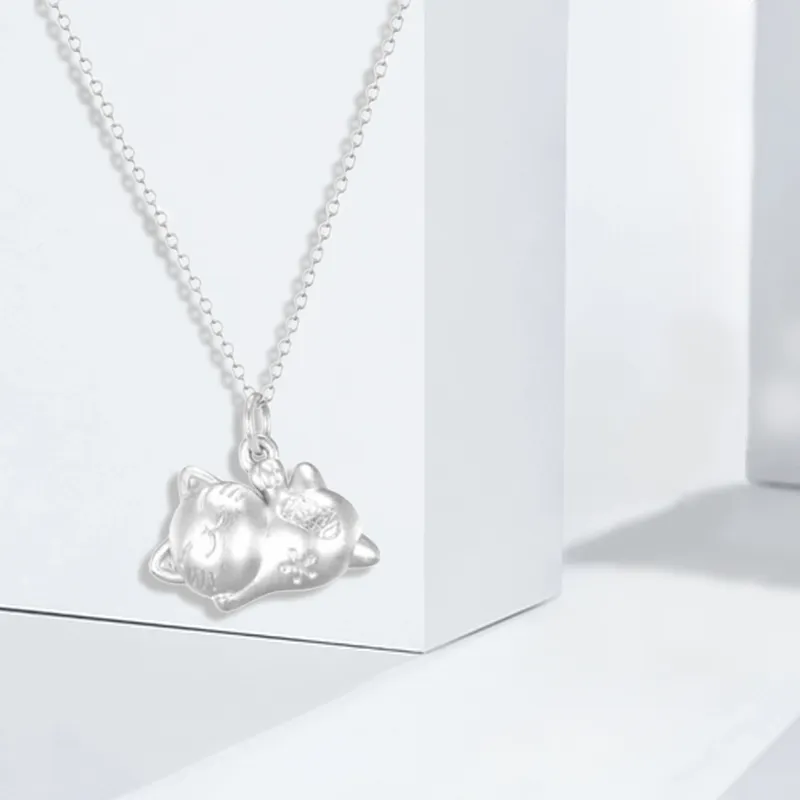 CHINA GOLD Sterling Silver Necklaces Women's-2