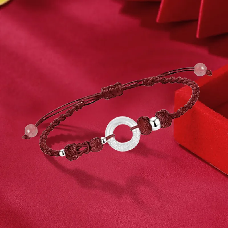 CHINA GOLD 999 Fine Silver Bracelets Women's-2