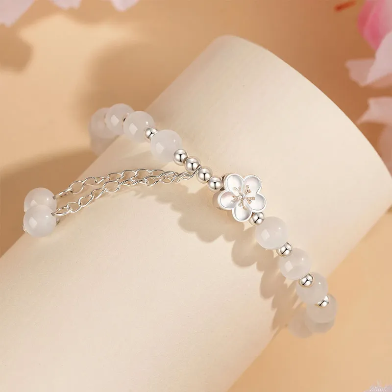CHINA GOLD 990 Silver Pure Silver Bracelets Women's-3