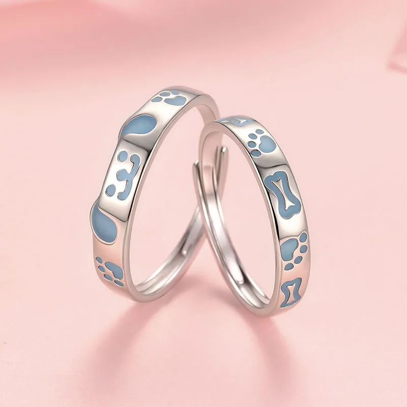 CHINA GOLD 999 Fine Silver Rings Unisex-1