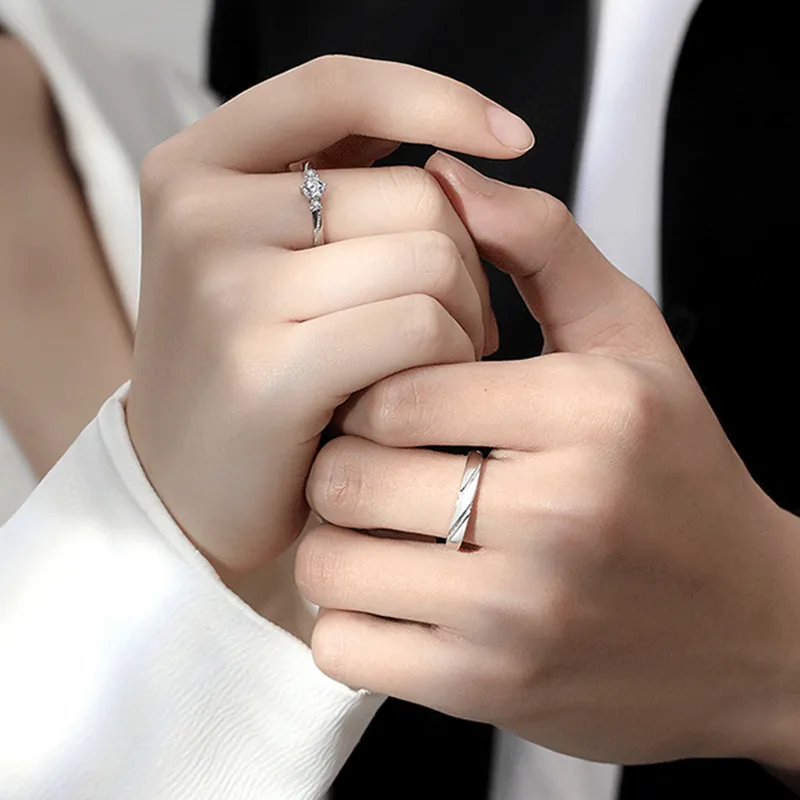 CHINA GOLD 999 Fine Silver Rings Unisex-1