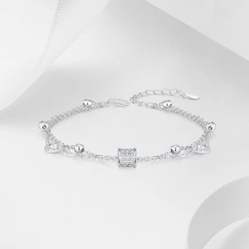 CHINA GOLD 999 Fine Silver Pure Silver Bracelets Women's-1