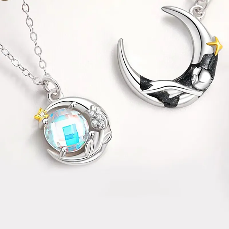 CHINA GOLD 925 Sterling Silver Necklaces Unisex-4