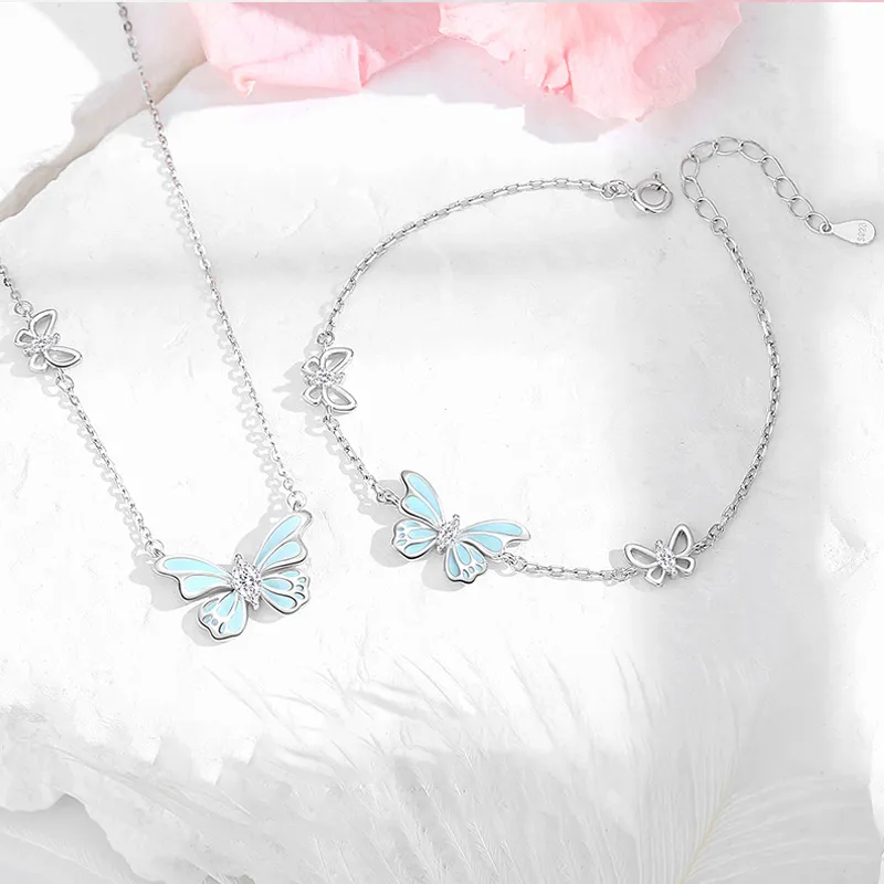 CHINA GOLD S925 Silver Necklaces Women's-5
