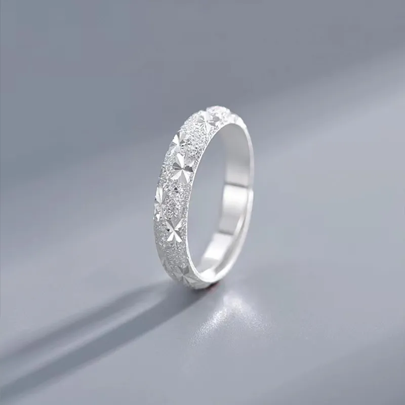 CHINA GOLD 999 Fine Silver Rings Unisex-3