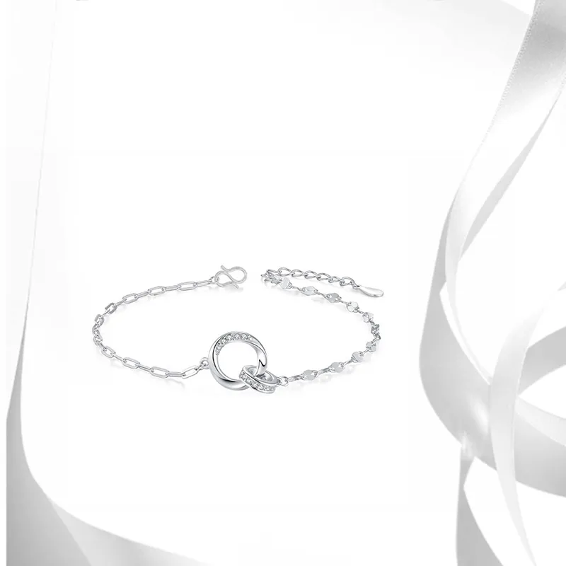 CHINA GOLD 999 Fine Silver Bracelets Women's-1