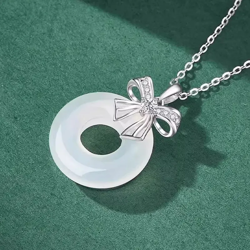 CHINA GOLD Sterling Silver Necklaces Women's-2