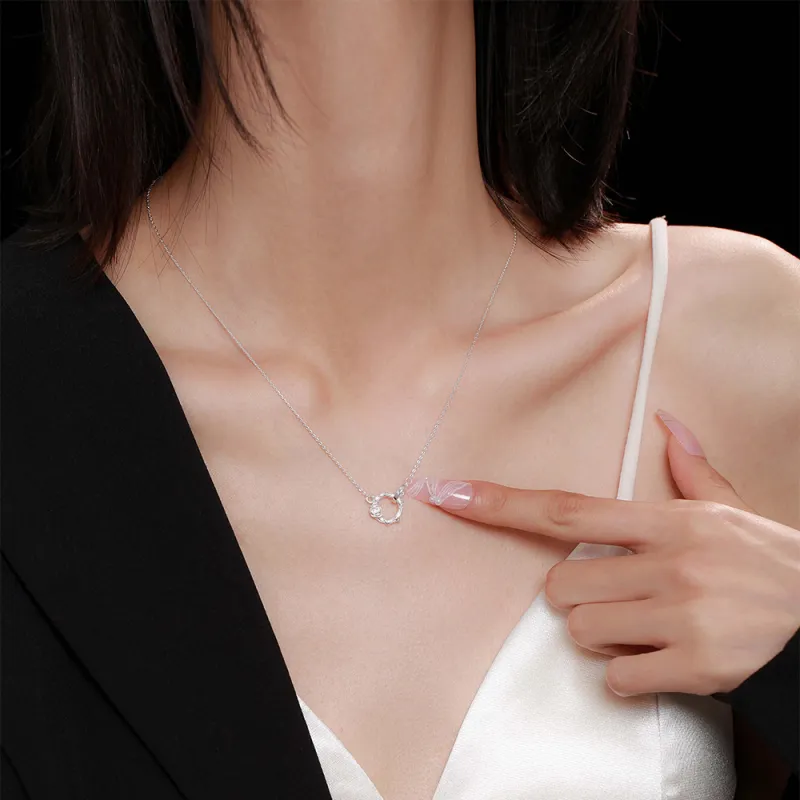 CHINA GOLD 999 Fine Silver Necklaces Women's-1