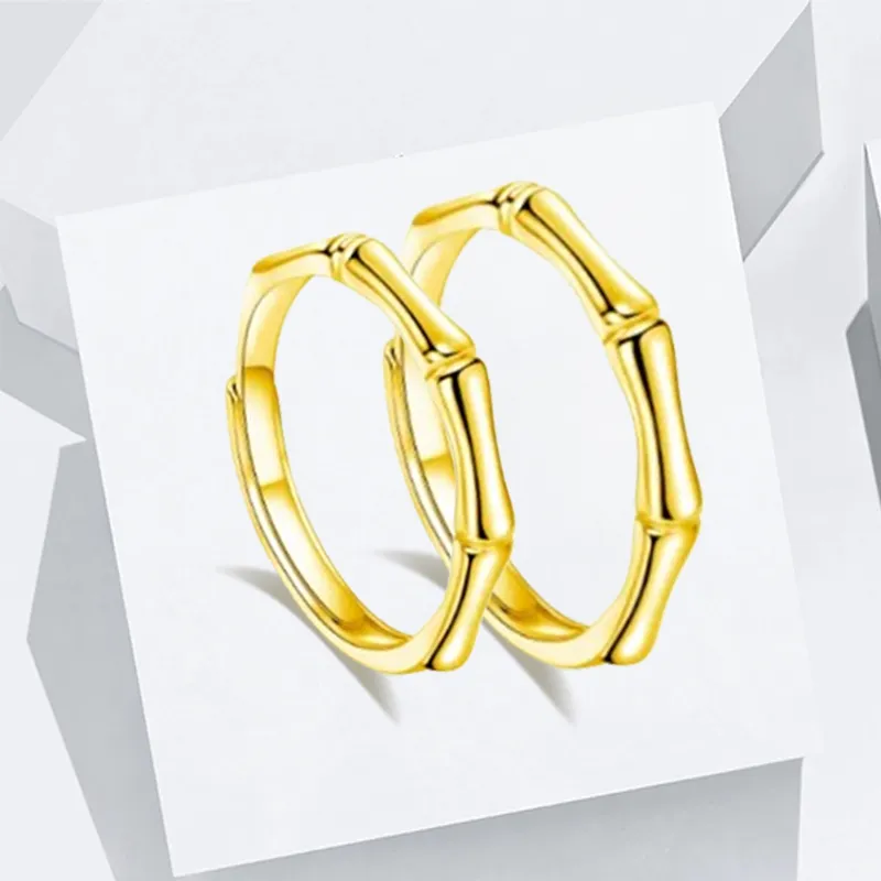 CHINA GOLD 999 Fine Silver Rings Unisex-3