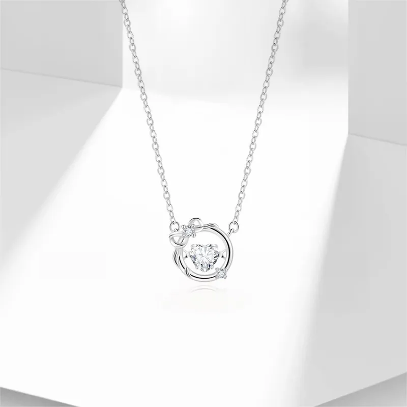 CHINA GOLD 925 Sterling Silver Necklaces Women's-2