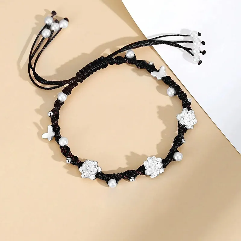 CHINA GOLD 999 Fine Silver Bracelets Women's-1