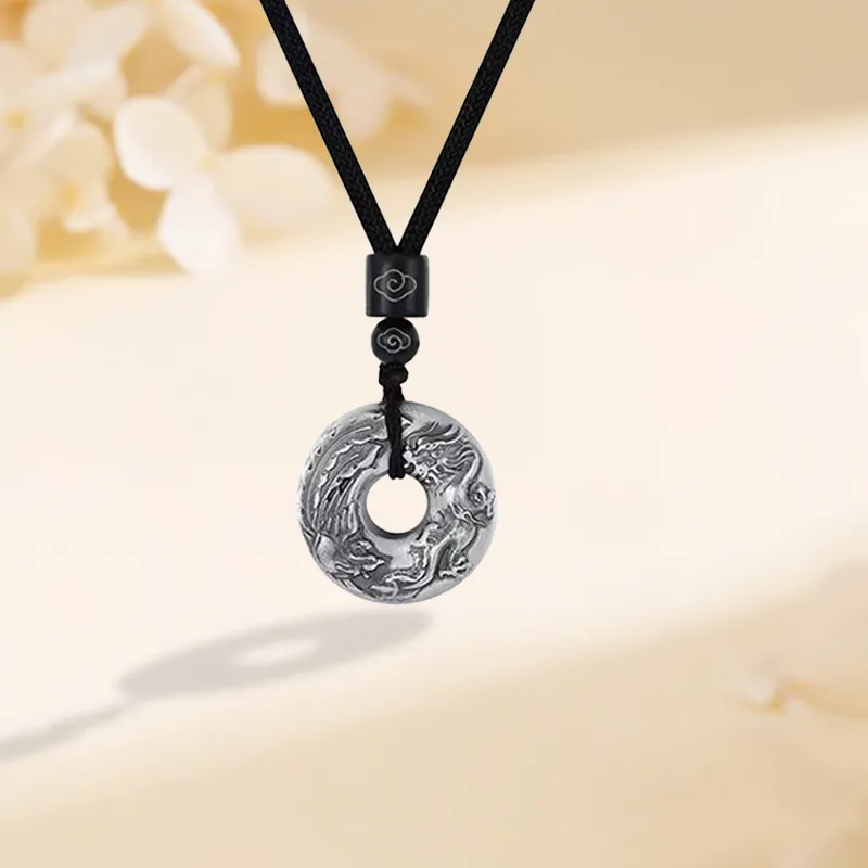 CHINA GOLD S999 Fine Silver Necklaces Unisex-2