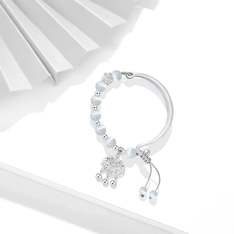 CHINA GOLD S999 Fine Silver Bracelets Women's-2