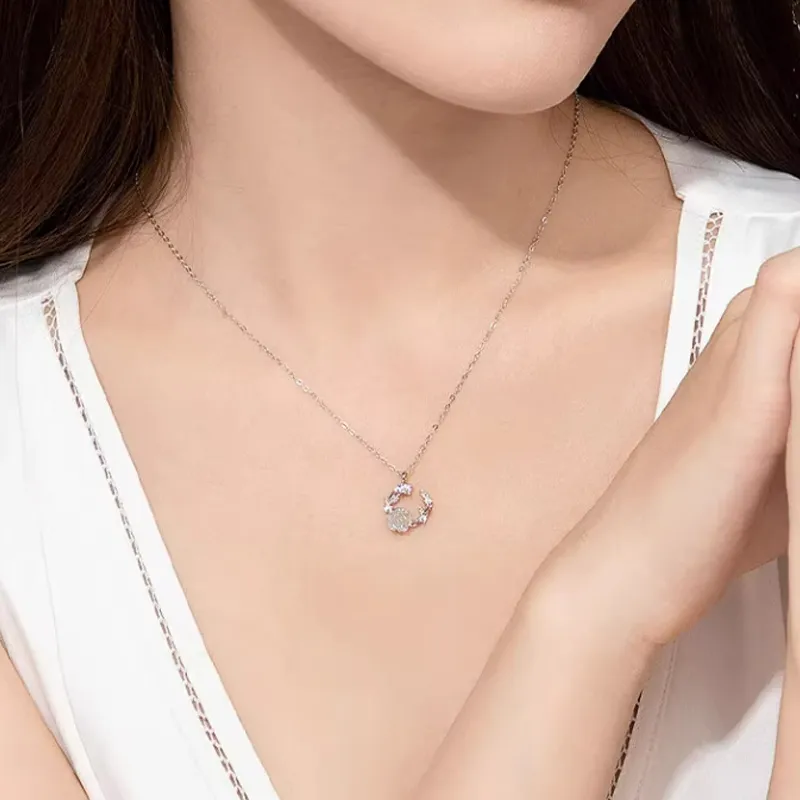 CHINA GOLD S925 Silver Necklaces Women's-2