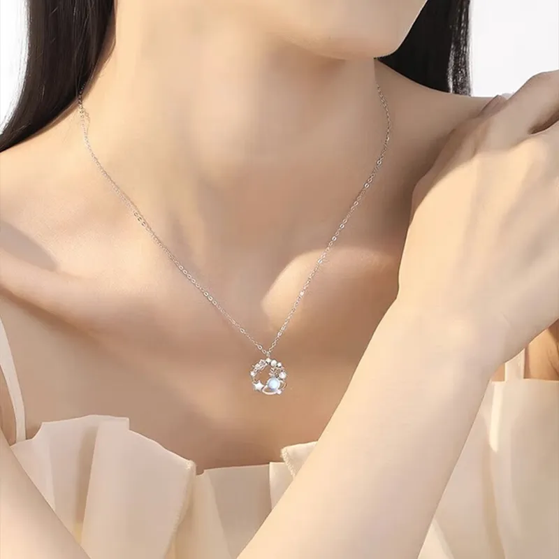 CHINA GOLD S925 Silver Necklaces Women's-1