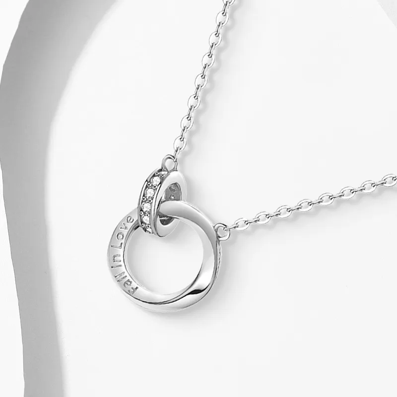 CHINA GOLD 999 Fine Silver Necklaces Women's-2