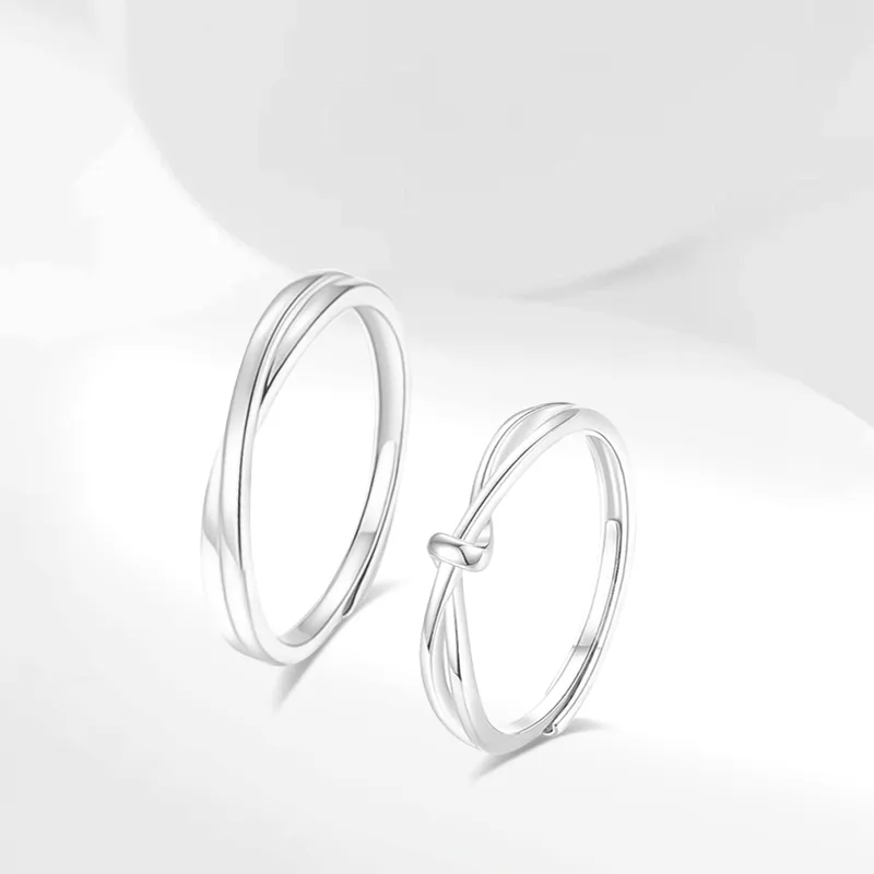 CHINA GOLD Sterling Silver Rings Unisex-3
