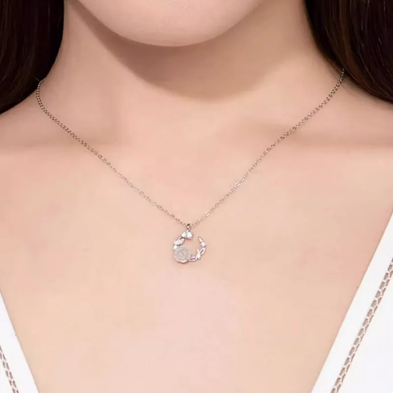 CHINA GOLD S925 Silver Necklaces Women's-3