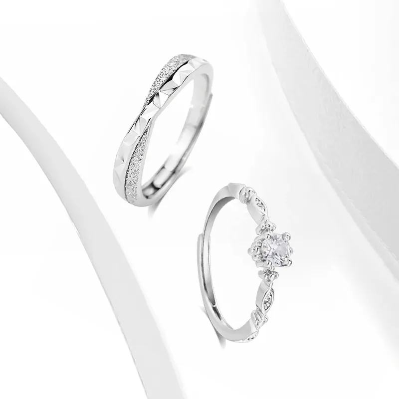 CHINA GOLD Sterling Silver Rings Unisex-4