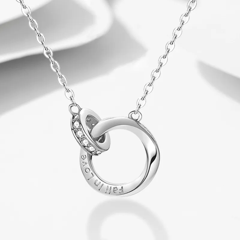 CHINA GOLD 999 Fine Silver Necklaces Women's-1